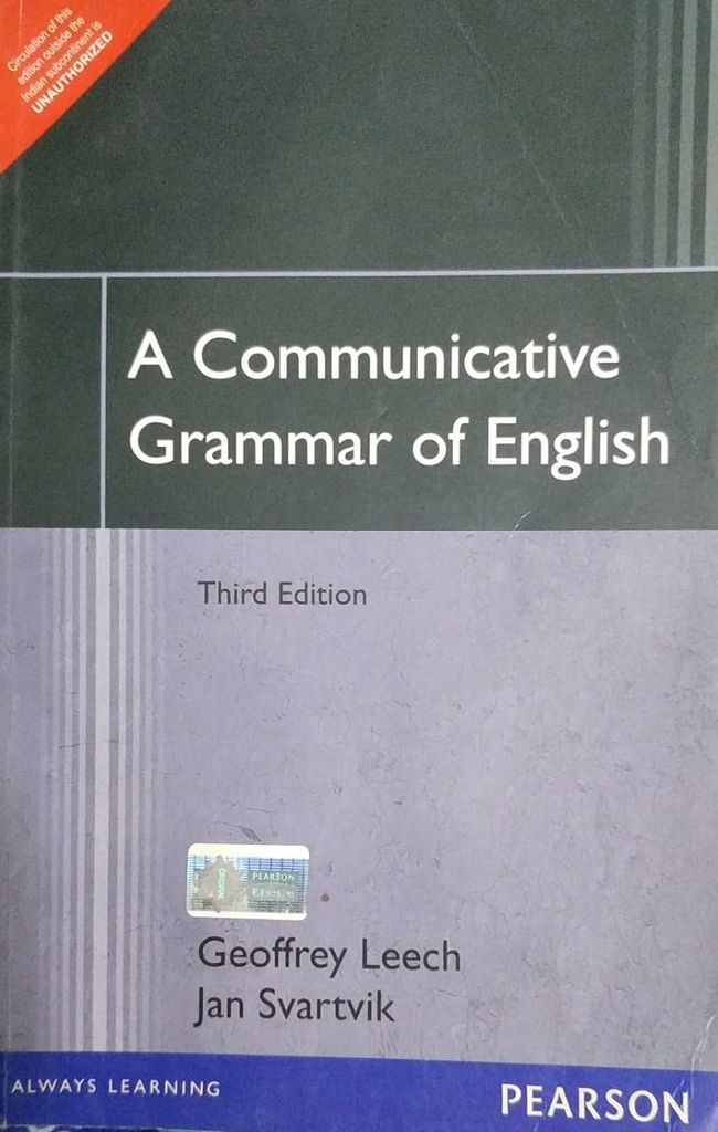 A Communicative Grammar Of English