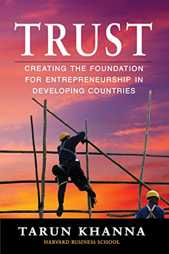 Trust : Creating The Foundation For Entrepreneurship In Developing Countries