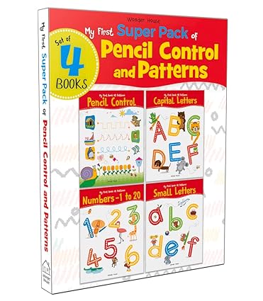 My First Super Pack of Pencil Control and Patterns  1 Set of 4 Book