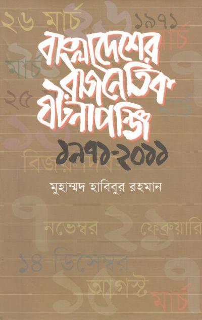 বাংলাদেশের রাজনৈতিক ঘটনাপঞ্জি ১৯৭১-২০১১