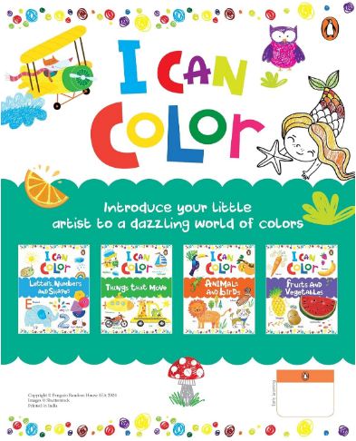 I Can Color : 1 Set ( 4 Vol)