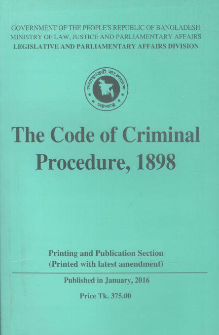 The Code of Criminal Procedure, 1898
