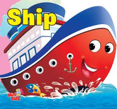 Ship : Minibus Cutout Board Books (Om Kidz)