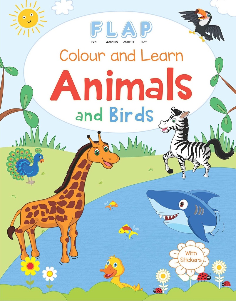 Flap : Colour and Learn Animals and Birds