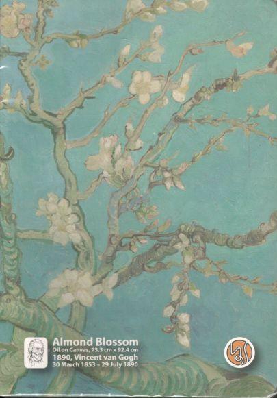 Notebook : Almond Blossom (Oil on Canvas, 73.3 cm x 92.4 cm, 1890 Vincent van Gogh)