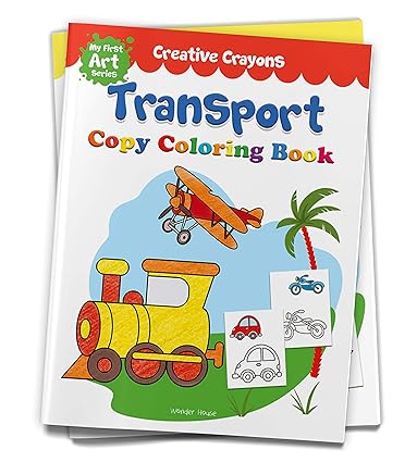 Transport Copy Coloring Book