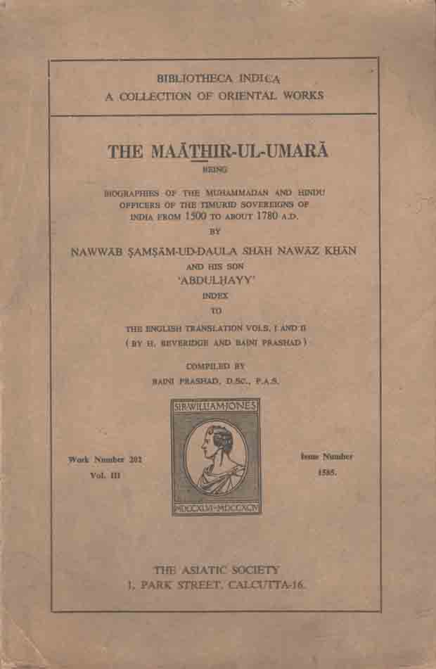 Bibliotheca Indica A collection of Oriental Works