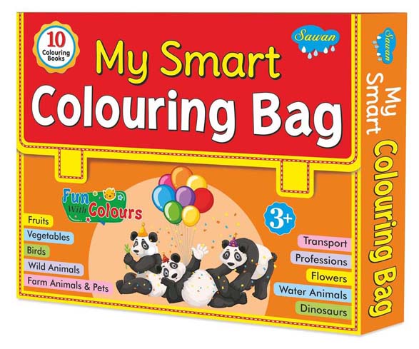 My Smart Colouring Bag (10 Colouring Book)