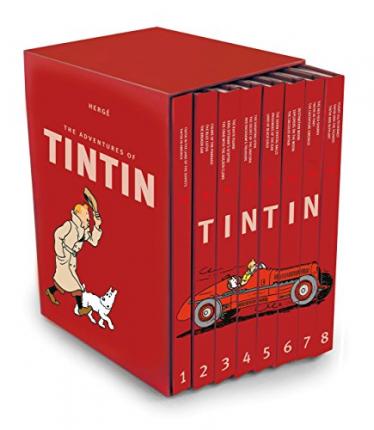 The Adventures of Tintin (8 Title Book Box)