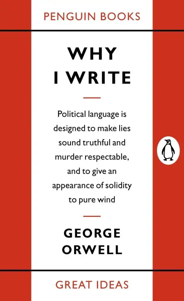 Why I Write : Great Ideas 20