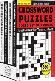 Crossword Puzzles : Boxed Set of 4 Books