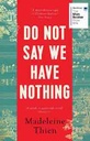 Do Not Say We Have Nothing