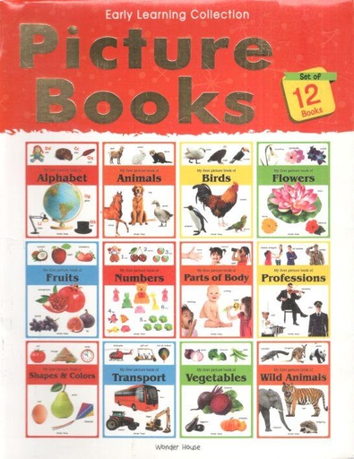 [9789388369664-1] Picture Books : Early Learning Collection (12 Books Set)