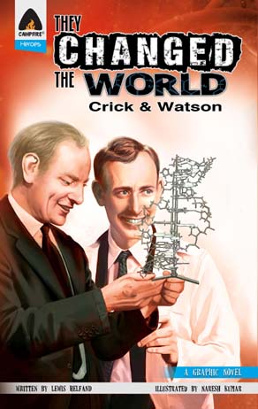 [9789381182215-2] They Changed The World : Crick & Watson (A Graphic Novel)