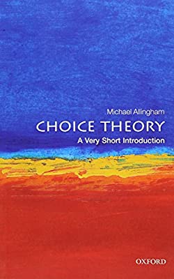 [9780192803030-1] Choice Theory : A Very Short Introduction 71