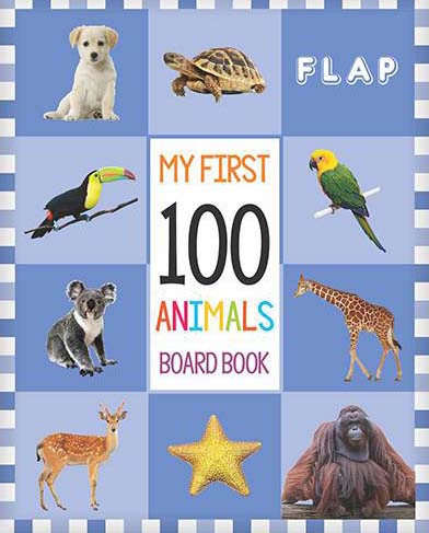 [9789353574291-1] My First 100 Animals Board Book