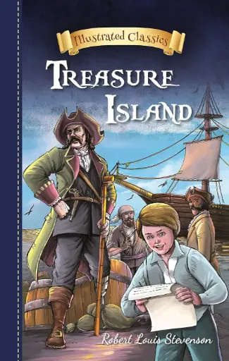 [9789387830851-1] Treasure Island : Illustrated Classics