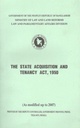 The State Acquisition And Tenancy ACT, 1950