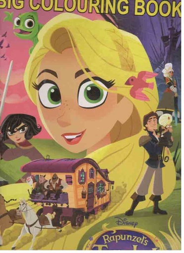 [9789849113874-5] Big Colouring Book : Rapunzels Tangled