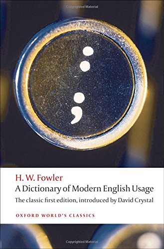 [9780199585892-1] A Dictionary of Modern English Usage