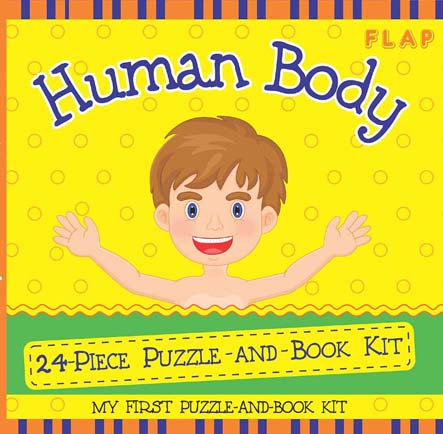 [9789353571146-1] Human Body : 24 Piece Puzzle And Book Kit (FLAP)