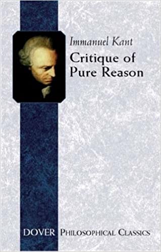 [9780486432540-1] Critique of Pure Reason (Dover)