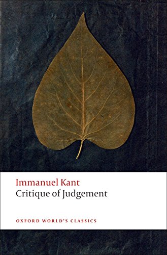 [9780199552467-1] Critique of Judgement
