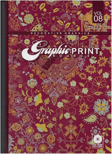 [9781427631848-1] Graphic Print Source : Tropical Prints Vol. 08 (With CD)