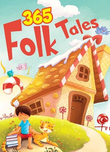 [9788187107569-1] 365 Folk Tales (Om Kidz)
